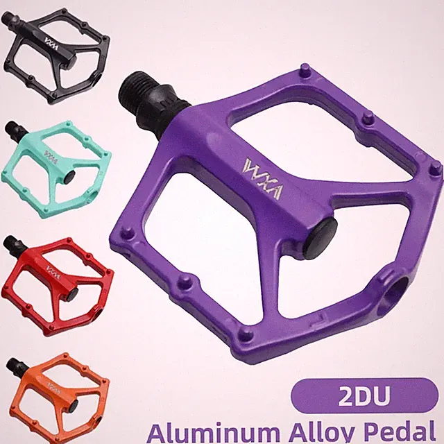2DU Bike Pedals Cycling Road bmx Mtb Flat Platform Bicycle Parts Accessories