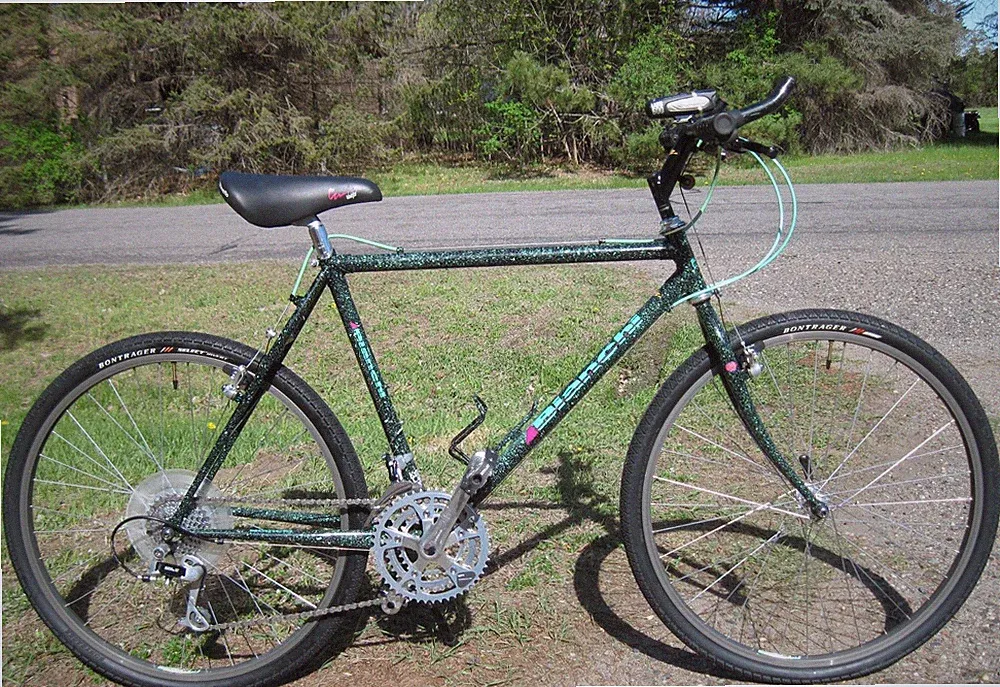 AMAZING Vtg 1989 Bianchi SUPER GRIZZLY Mountain Bike MTB Splatter PRESTIGE Mint