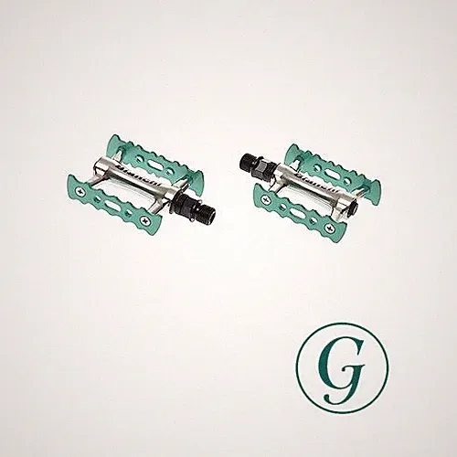 Bianchi Flat Pedals A Celeste (Sneaker-Specific) for Road Bikes Hybrid Bikes and