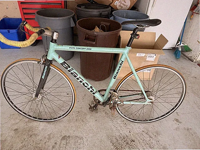 Bianchi Pista Concept 2006 Track Bike Aluminum 700C Celeste Drop Bar 1 Speed