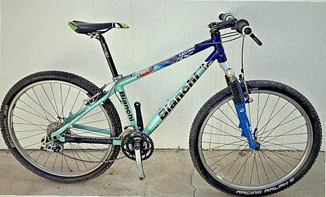 Bianchi Racing A3000 Alloy REPARTO CORSE MTB XTR, SRAM 9.0, Rockshox SID. SMALL