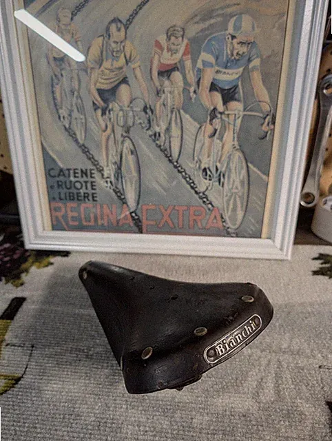 Export Bianchi Leather Saddle