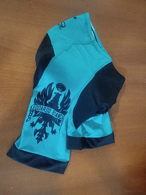 ITALIA BIKE SHORTS BIANCHI BIKE ITALIAN SHORTS SZ XXL COOL ITALY CELESTE CYCLING