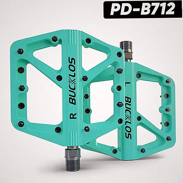 Mountain Bike Nylon Fiber Pedals Sealed Bearing Flat MTB Road Bicycle Pedals