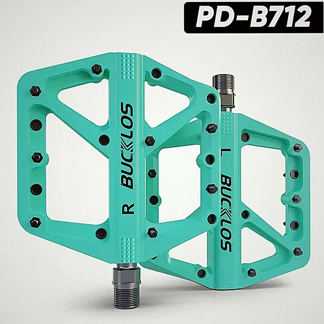 Mountain Bike Sealed Bearing Flat Pedals Nylon Fiber Road Bike Pedal Accessories