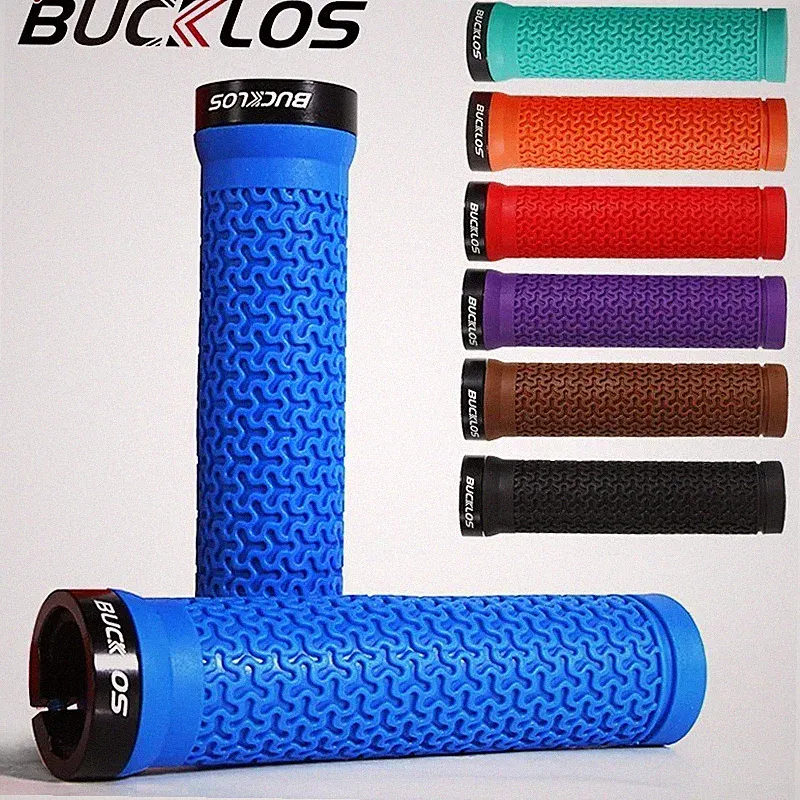 MTB Bicycle Handlebar Grips Rubber Anti-Slip Lock-On BMX Mountain Bike Covers