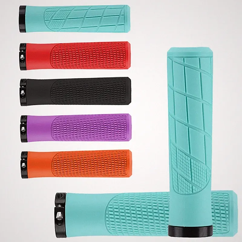 Rubber Handlebar Grips Balance Bike Grips Shockproof Non-slip Bicycle Grip New