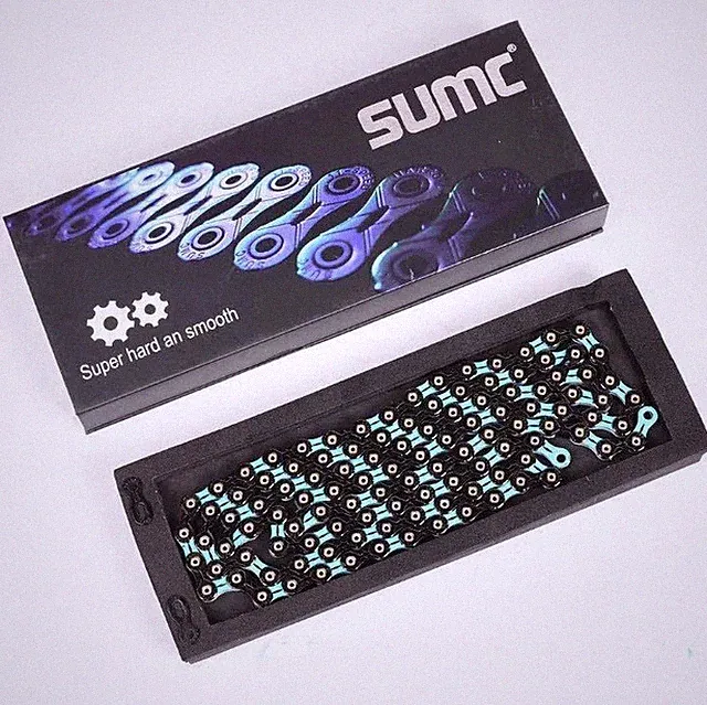 SUMC 11S Diamond Coated Bike Chain 11 Speed MTB Road Full Hollow Ultralight