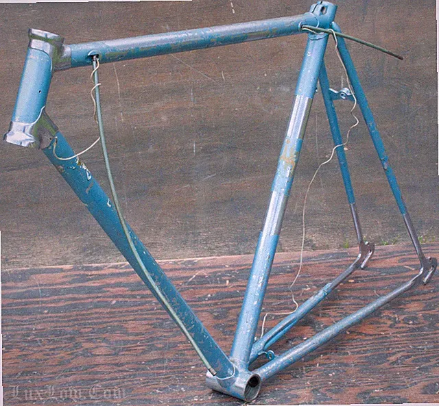 Vintage 1957 Bianchi Lario Road Bike FRAME Tour Condorino Sports Bicycle w/Crack
