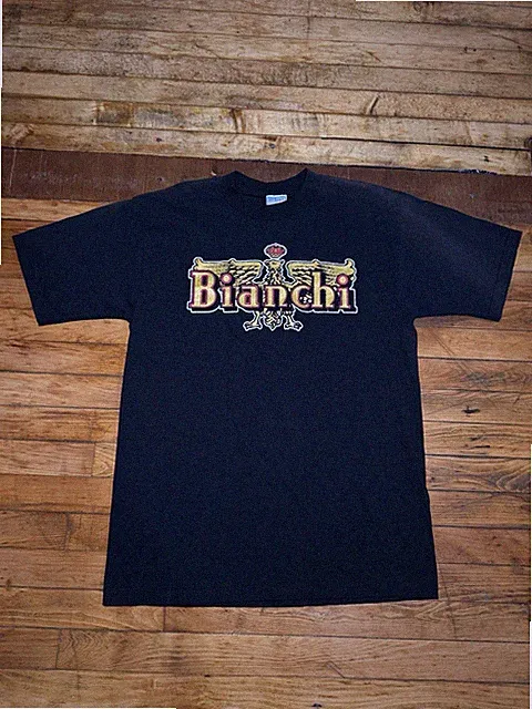 Vintage 90s Bianchi Bicycles Graphic T-Shirt BMX- Size Large