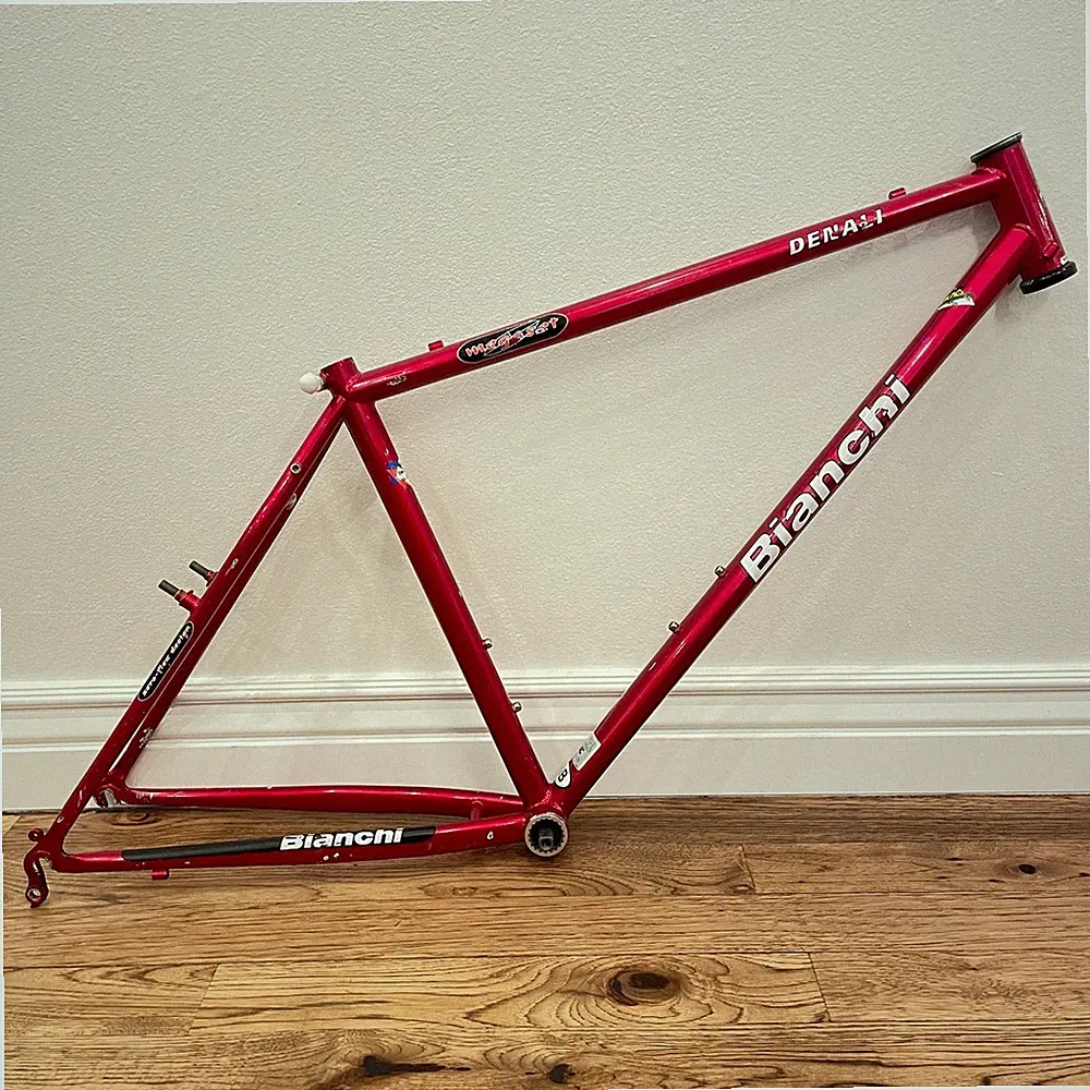 Vintage Bianchi Denali Mountain Bike Frameset 17.5" CrMo