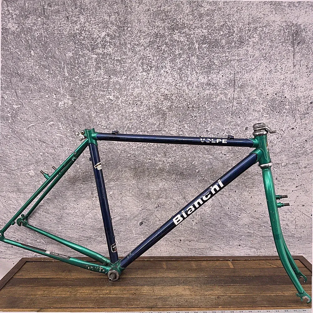 Vintage Bianchi Volpe Frame 50cm Gravel 700c Lugged Steel Touring Cyclocross 126