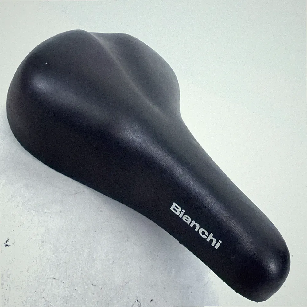 Viscount Bianchi Foam Padded Bike Seat Saddle Vintage Black 170/275mm 482g